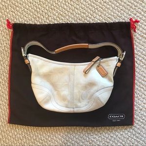 White Coach Signature Handbag